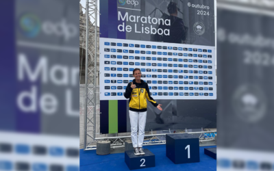 Atleta Aline Santos brilha na EDP Maratona de Lisboa